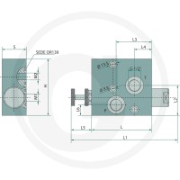 Oleodinamica Marchesini 3-drogowy regulator przepływu DWST-T-08-BG/BR 85030040 - 85030040 - Sklep rolniczy PoltechParts