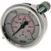 WIKA Manometr 250 bar Ø63 mm - 1/4" 85000… | poltechparts.pl