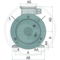 GRANIT Silnik elektryczny 63-2-4-B3/5-230V-0,18 IE1 kW N=1400/min. 85004187 - 85004187 - Sklep rolniczy PoltechParts