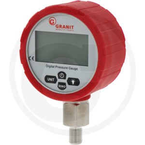 GRANIT cyfrowy manometr D=80mm 0-160 bar z gumową tulejką 85050021