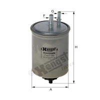 Hengst Filtr paliwa H245WK 866H245WK | poltechparts.pl