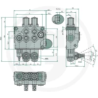 Walvoil Zawór monobloku SD11-4-P-4x(18L)-AET 86500211 - 86500211 - Sklep rolniczy PoltechParts