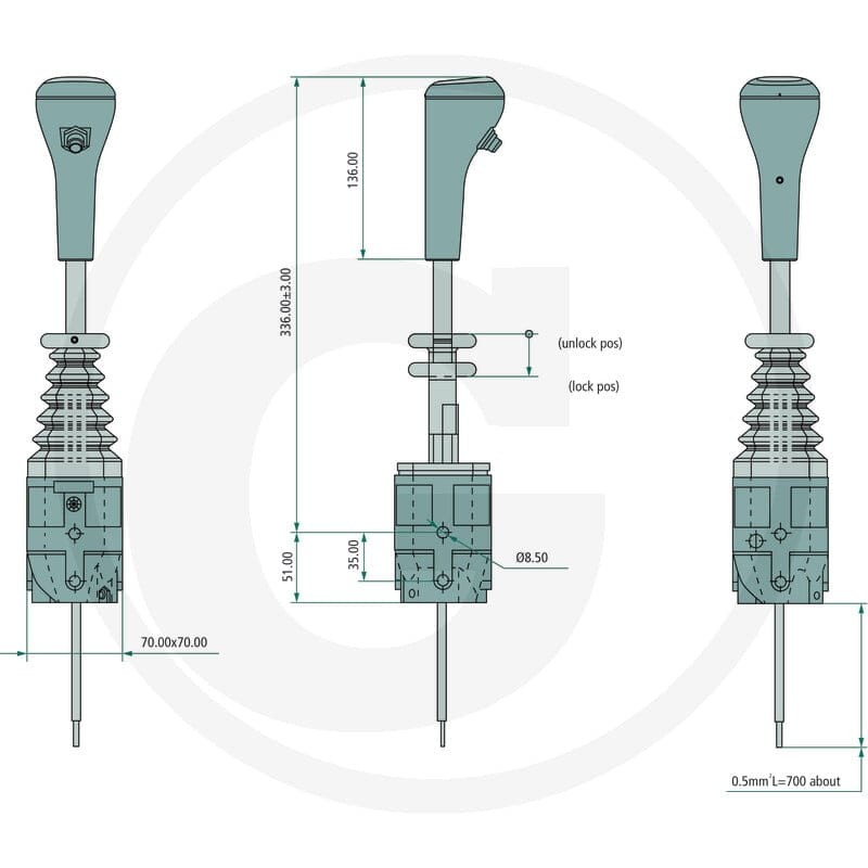 GRANIT Dźwignia krzyżowa 87000975 - 87000975 - Sklep rolniczy PoltechParts