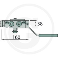 Faster Wtyczka PB06 gwint wew. 2x 3/8" BSP DN10 86003107 - 86003107 - Sklep rolniczy PoltechParts
