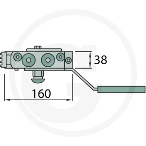 Faster Wtyczka PB06 gwint wew. 2x 3/8" BSP DN10 86003107