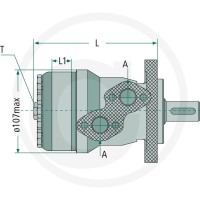 GRANIT Silnik BMR 315cc D=32mm G 1/2“ 87000887 - 87000887 - Sklep rolniczy PoltechParts