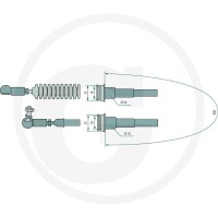 GRANIT Cięgno Bowdena 85221000 - 85221000 - Sklep rolniczy PoltechParts