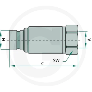 Faster Wtyczka FFH16 gwint wew. 1" BSP 86001285