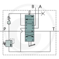 HYPEX Zawór P45 1x dwustronnego działania 87002800 - 87002800 - Sklep rolniczy PoltechParts