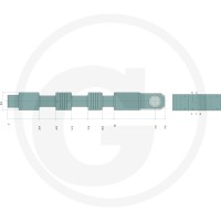 HYPEX X-P45-S tłok D - DW (A-B otwarte) 87002827 - 87002827 - Sklep rolniczy PoltechParts