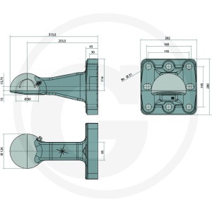 Scharmüller Zaczep kulowy 777006509700A02