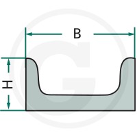 GRANIT Listwa przenośnika podłogowego 7554-151681 - 7554-151681 - Sklep rolniczy PoltechParts