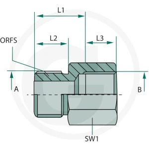 GRANIT GA 13/16 M-ORFS x 3/8 F-BSP 81528554