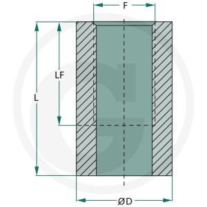 GRANIT Złączka do przyspawania 3/8 - L42mm 82002103