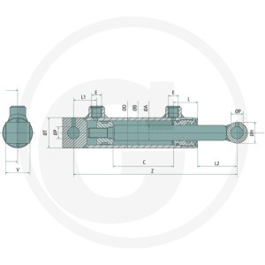 Contarini Siłownik DW-B-50/40x25x700 82003758