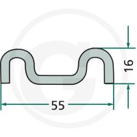 GRANIT Listwa przenośnika podłogowego 7554-150327 - 7554-150327 - Sklep rolniczy PoltechParts