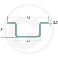 GRANIT Prowadnica łańcucha 7554-150371 - 7554-150371 - Sklep rolniczy PoltechParts