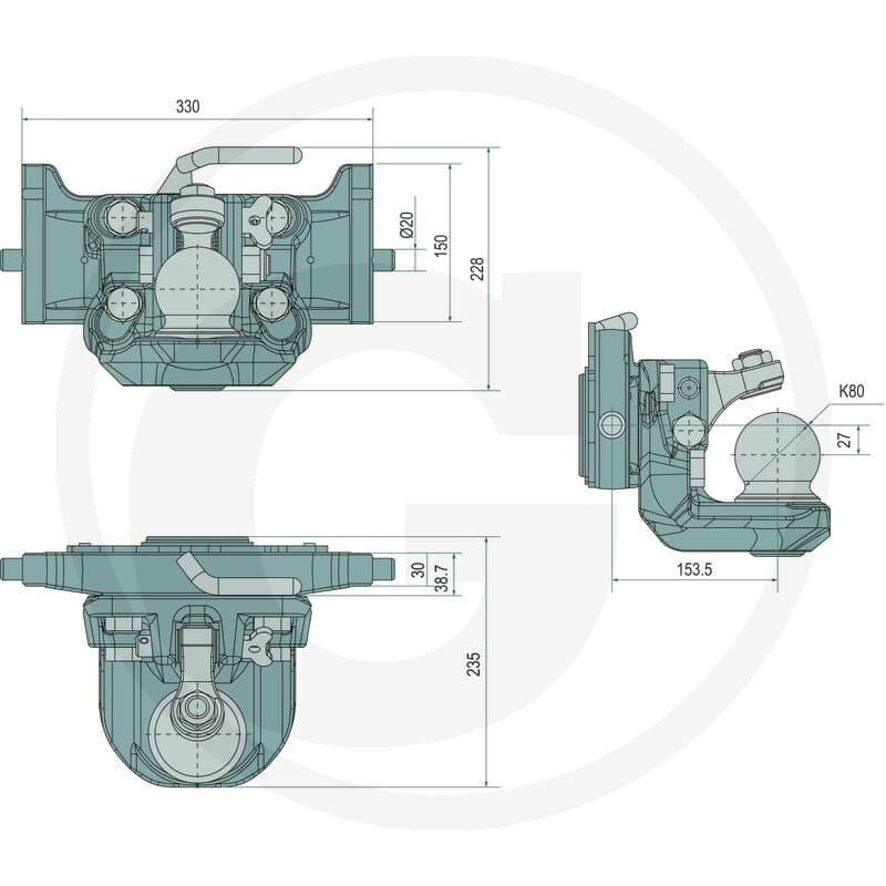 Scharmüller Zaczep automatyczny 777076329… | poltechparts.pl