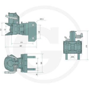 Scharmüller Zaczep ciągnikowy kpl. 777055141021
