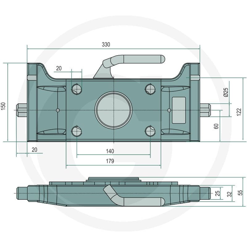 Scharmüller Płyta adaptacyjna 77707733052 | poltechparts.pl