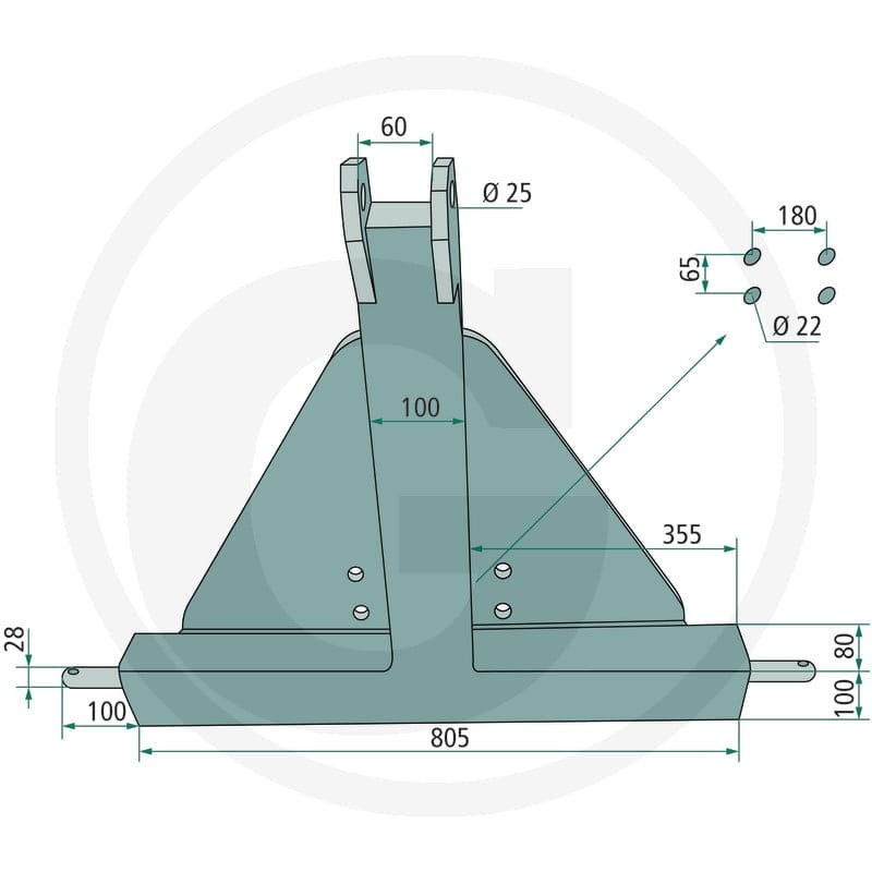 GRANIT Nośnik obciążeń 778755239 - 778755239 - Sklep rolniczy PoltechParts