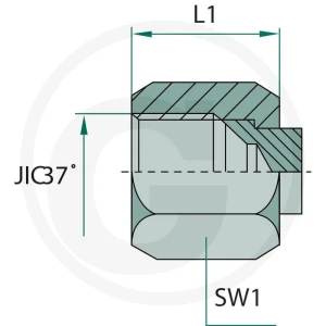 GRANIT AV 1,1/16 FS- JIC 81528354