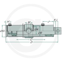 GRANIT Siłownik-DW-HS-50-100-1000 820501010 - 820501010 - Sklep rolniczy PoltechParts