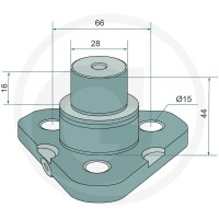 GRANIT Sworzeń przegubu 72702340 - 72702340 - Sklep rolniczy PoltechParts