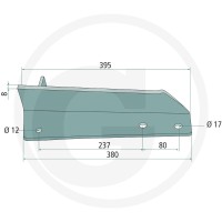 GRANIT Lewa łopatka rozrzutnika 75500028 - 75500028 - Sklep rolniczy PoltechParts