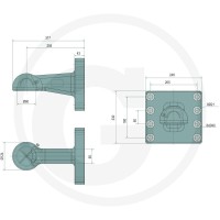 Scharmüller Zaczep kulowy 77700650960 | poltechparts.pl