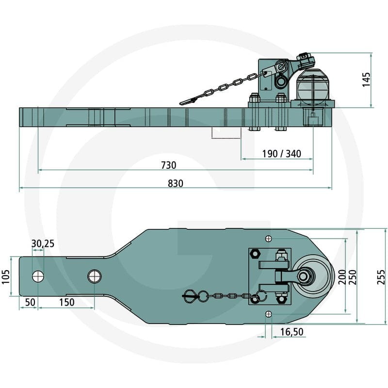 Scharmüller Płyta nośna 777009602905 | poltechparts.pl