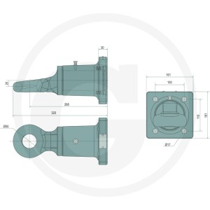 Scharmüller Ucho zaczepu 77700652430