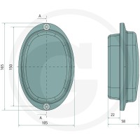 GRANIT Lampa tylna LED 7070010241 | poltechparts.pl