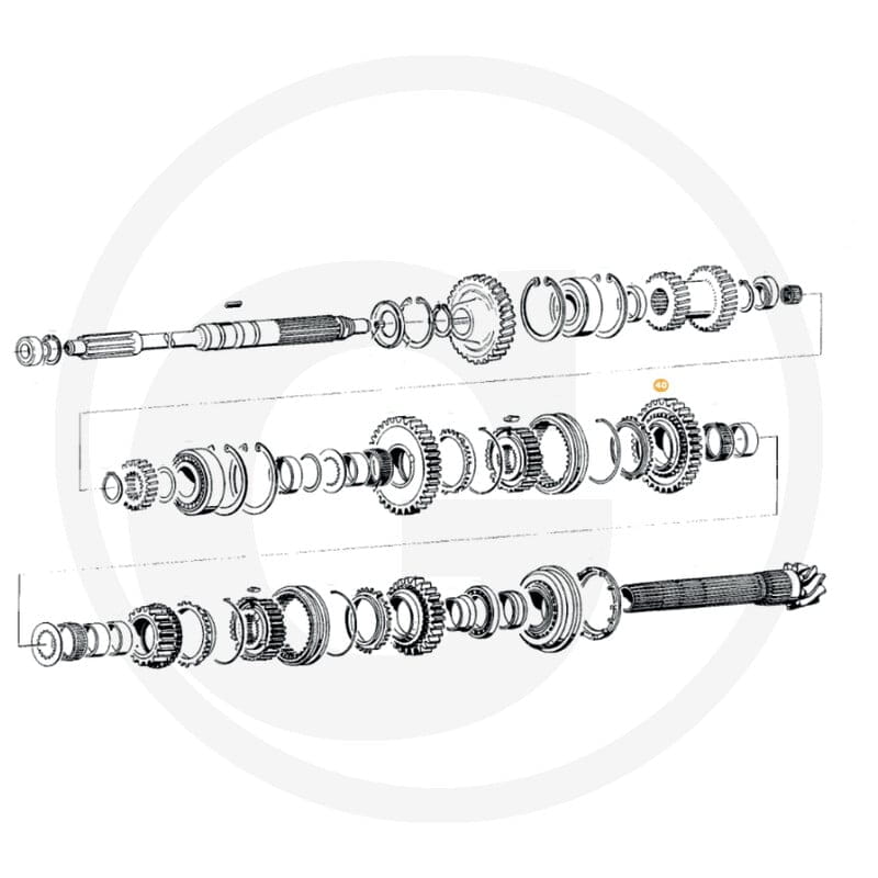 GRANIT Koło zębate czołowe 70806773 | poltechparts.pl