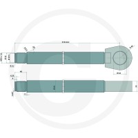 GRANIT Tłoczysko dwustr. dział. 71806246 - 71806246 - Sklep rolniczy PoltechParts