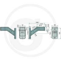 GRANIT Lampa obrysowa LED 7070010077 | poltechparts.pl