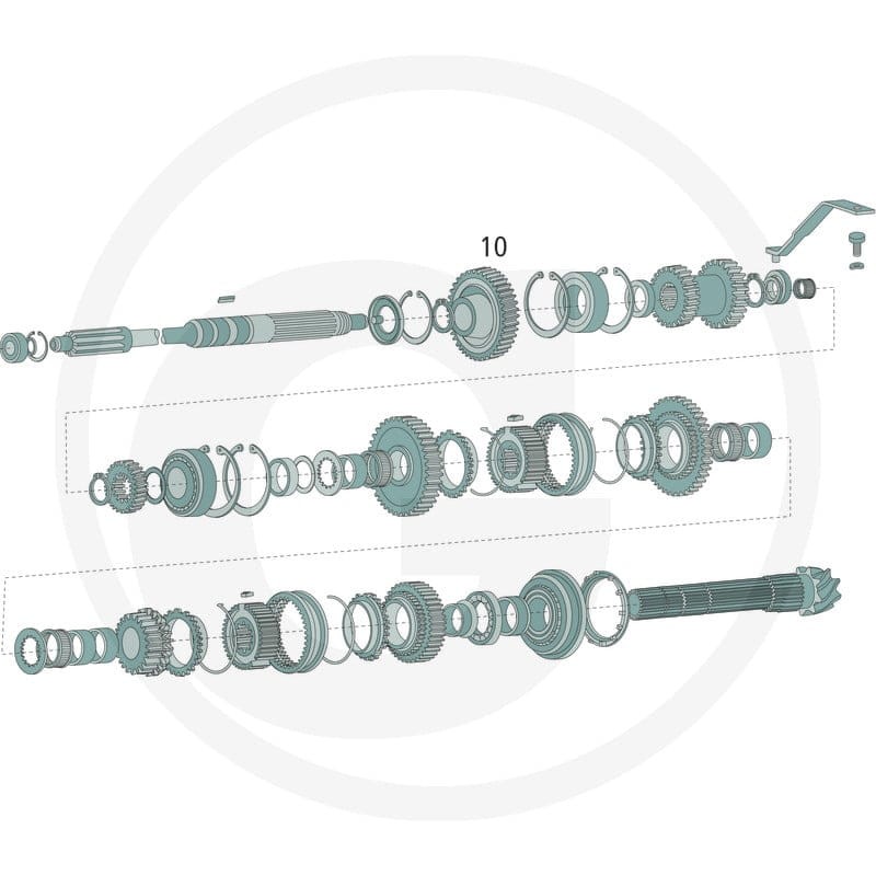 GRANIT Koło zębate czołowe 70806454 | poltechparts.pl
