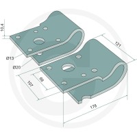 GRANIT Zestaw czujników ustalających 71806193 - 71806193 - Sklep rolniczy PoltechParts