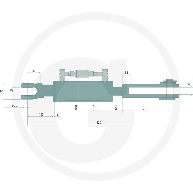 GRANIT Ramię podnośnika hydraulicznego 7181717596 - 7181717596 - Sklep rolniczy PoltechParts