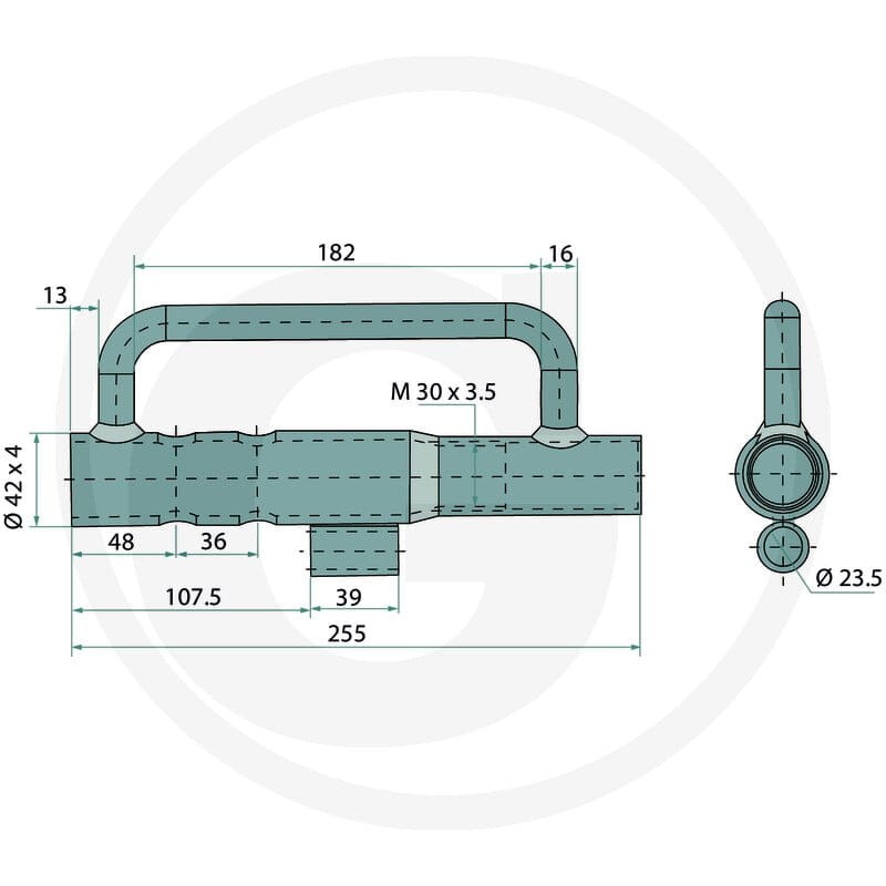 GRANIT Tulejka gwintowana 71812316 | poltechparts.pl