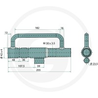 GRANIT Tulejka gwintowana 71812316 | poltechparts.pl