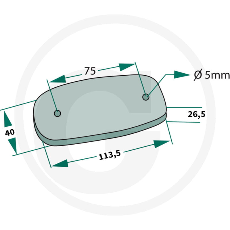 GRANIT Lampa obrysowa boczna 70799165 | poltechparts.pl