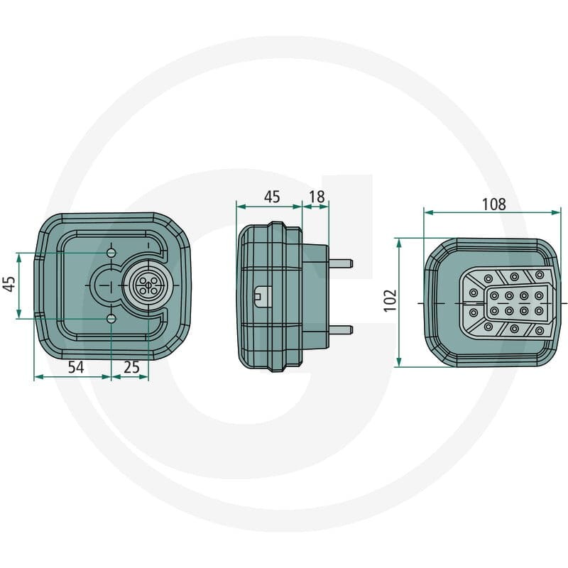 GRANIT Lampa pozycyjna-kierunkowskaz LED… | poltechparts.pl