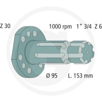 GRANIT Końcówka wałka przekaźnika mocy 70806335 - 70806335 - Sklep rolniczy PoltechParts