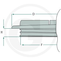 ARAG Pokrywka gwintowana 6703522080 - 6703522080 - Sklep rolniczy PoltechParts