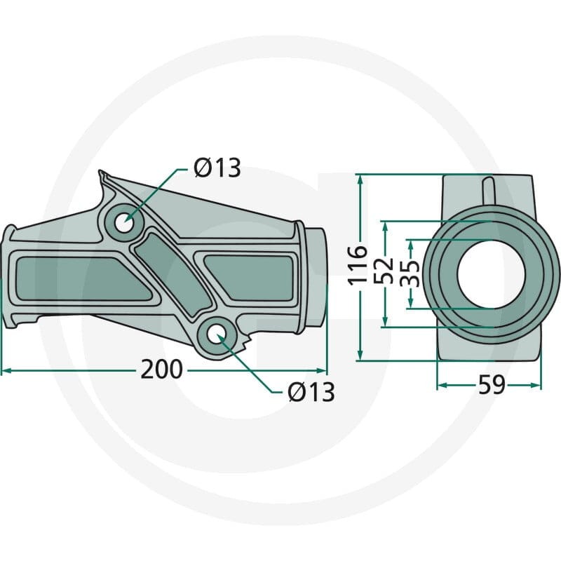 GRANIT Rura łożyskowa 647498439F - 647498439F - Sklep rolniczy PoltechParts