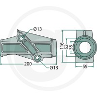 GRANIT Rura łożyskowa 647498439F - 647498439F - Sklep rolniczy PoltechParts