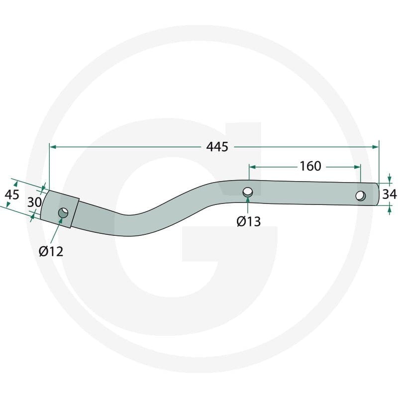 GRANIT Ramię palca 64757643910F | poltechparts.pl