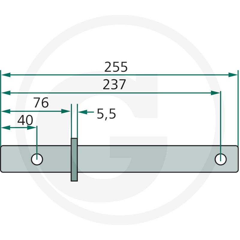 GRANIT Oś ramienia palca 64757645810F - 64757645810F - Sklep rolniczy PoltechParts