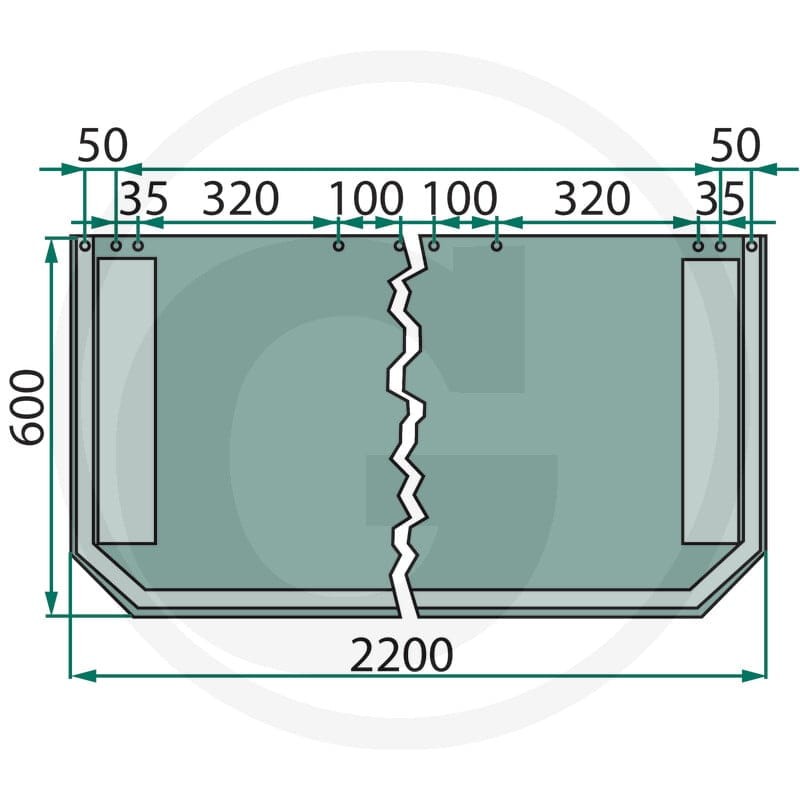 GRANIT Plandeka zgarniająca 64757721200F - 64757721200F - Sklep rolniczy PoltechParts